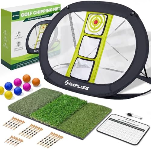 Runner-up: SAPLIZE Golf Chipping Net for Backyard Practice (B0B2DGFVH1)