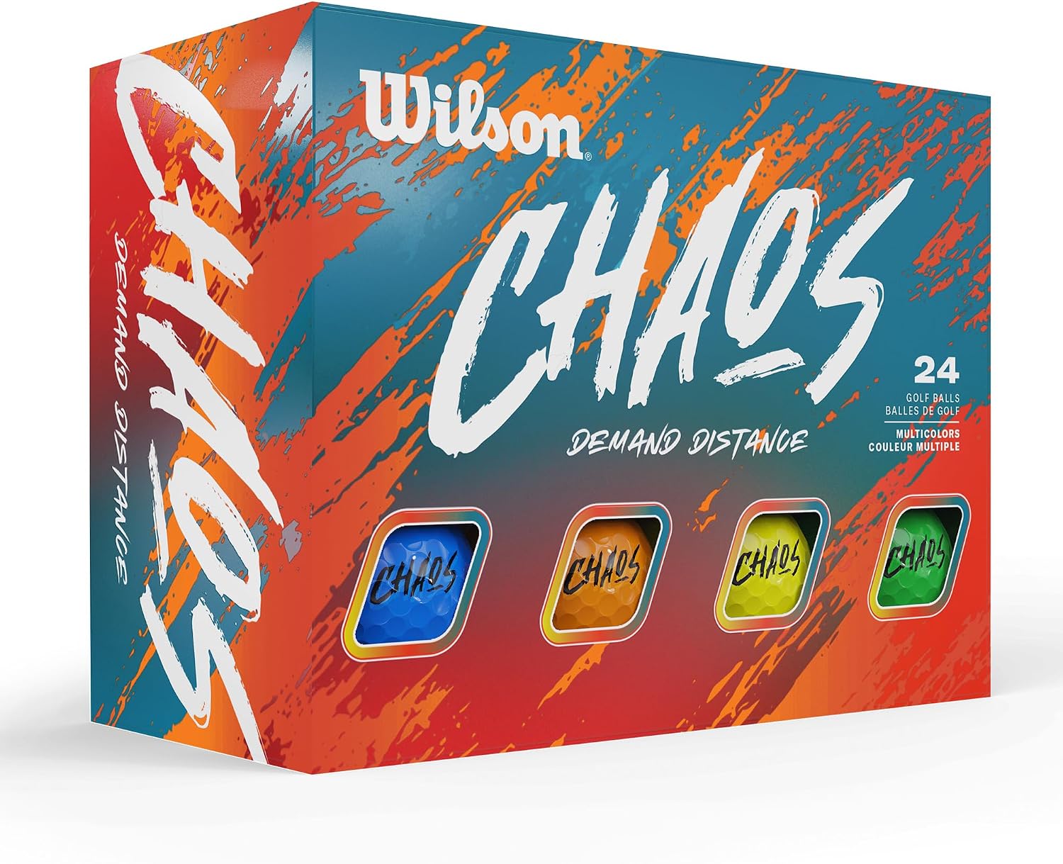 WILSON 2024 Chaos Golf Balls - 24 Balls