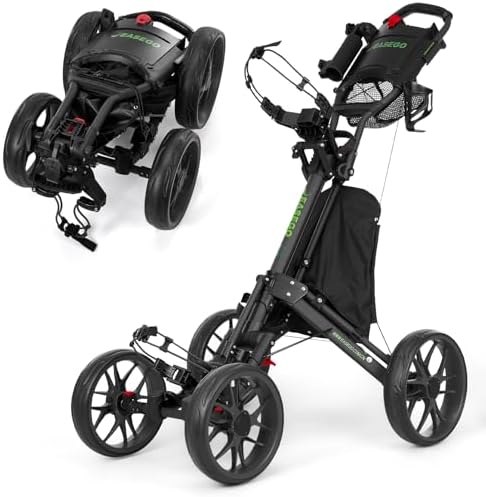 EASEGO Golf Push Cart 4 Wheel (B0FVFCM6C3)